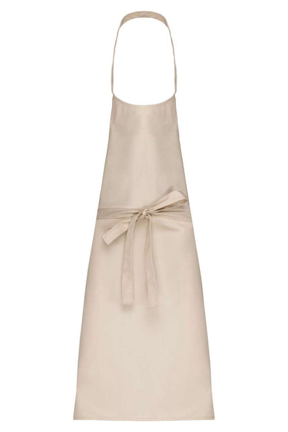 COTTON APRON WITHOUT POCKET - Angora - colorimageurl