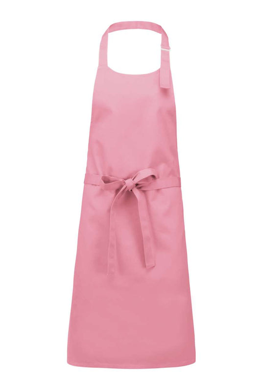 COTTON APRON WITHOUT POCKET - Dark Pink - colorimageurl