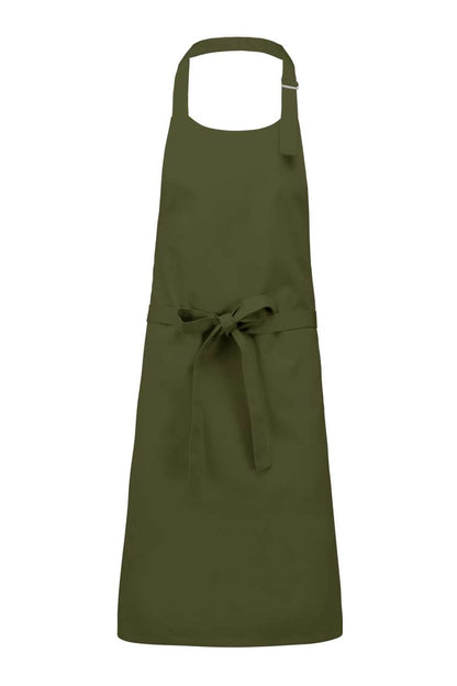 COTTON APRON WITHOUT POCKET - Light Khaki - colorimageurl