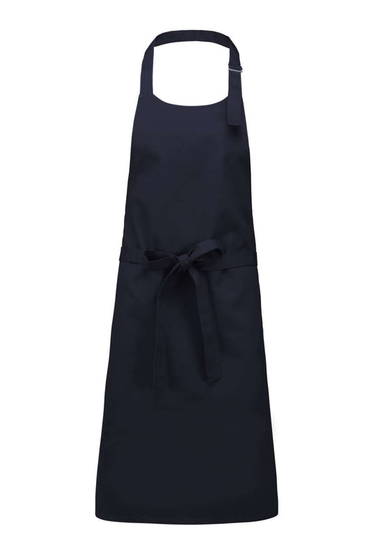 COTTON APRON WITHOUT POCKET - Navy - colorimageurl