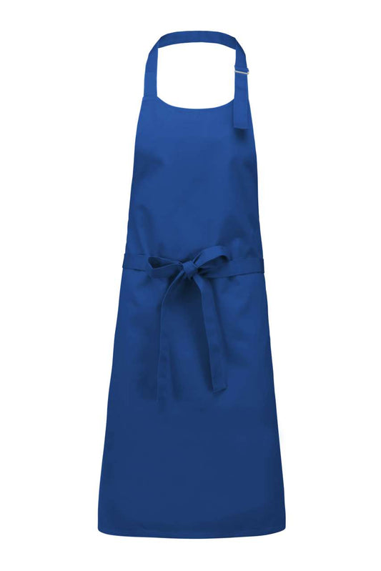 COTTON APRON WITHOUT POCKET - Royal Blue - colorimageurl