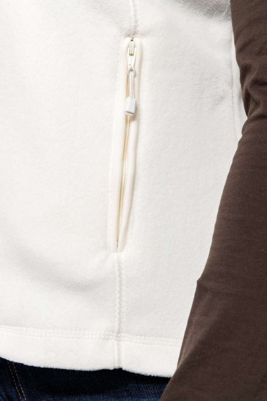 MELODIE - LADIES' MICROFLEECE GILET - Ash Heather - Additional