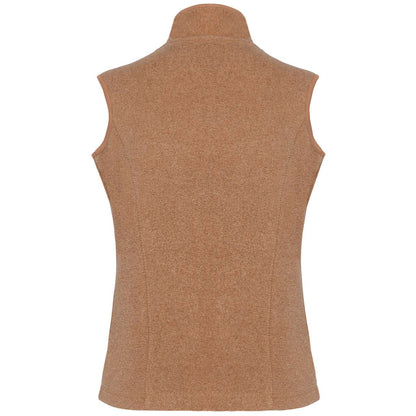 MELODIE - LADIES' MICROFLEECE GILET - Camel Heather - Additional