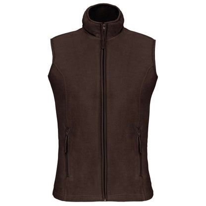 MELODIE - LADIES' MICROFLEECE GILET - Chocolate - Main