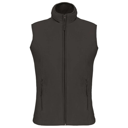 MELODIE - LADIES' MICROFLEECE GILET - Dark Grey - Main
