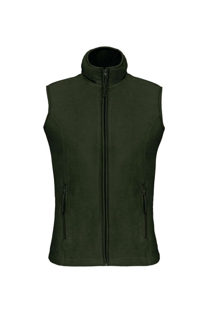 MELODIE - LADIES' MICROFLEECE GILET - Forest Green - Main