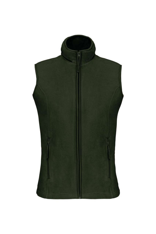 MELODIE - LADIES' MICROFLEECE GILET - Forest Green - Main
