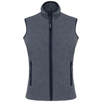 MELODIE - LADIES' MICROFLEECE GILET - French Navy Heather - Main