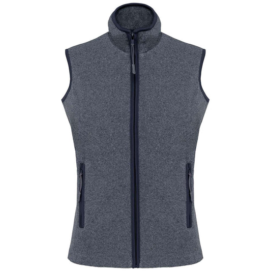 MELODIE - LADIES' MICROFLEECE GILET - French Navy Heather - Main