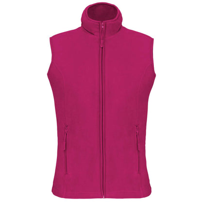 MELODIE - LADIES' MICROFLEECE GILET - Fuchsia - Main