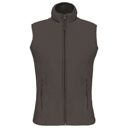 MELODIE - LADIES' MICROFLEECE GILET - Green Olive - Main