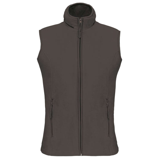 MELODIE - LADIES' MICROFLEECE GILET - Green Olive - Main