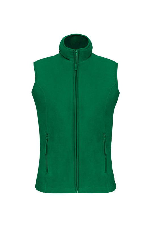 MELODIE - LADIES' MICROFLEECE GILET - Kelly Green - Main