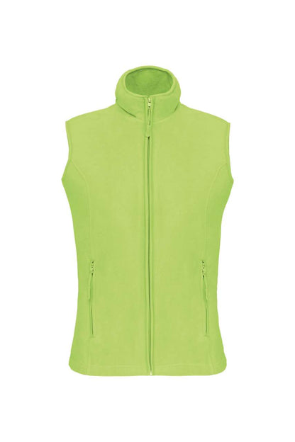 MELODIE - LADIES' MICROFLEECE GILET - Lime - Main