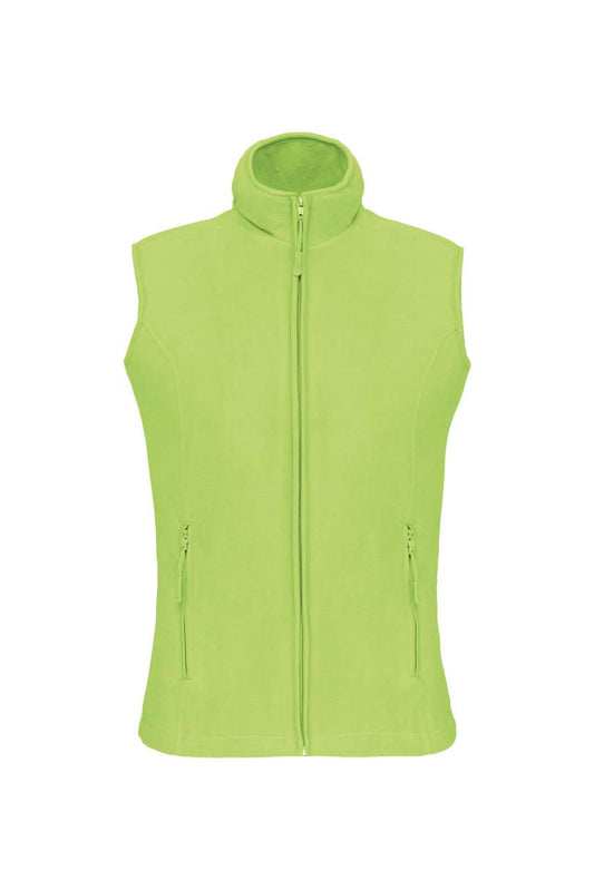 MELODIE - LADIES' MICROFLEECE GILET - Lime - Main