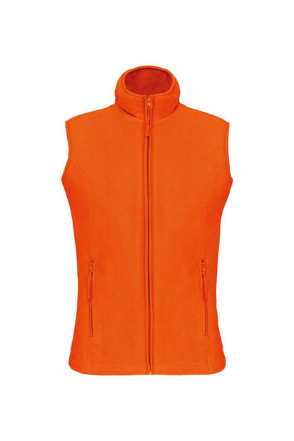 MELODIE - LADIES' MICROFLEECE GILET - Orange - Main