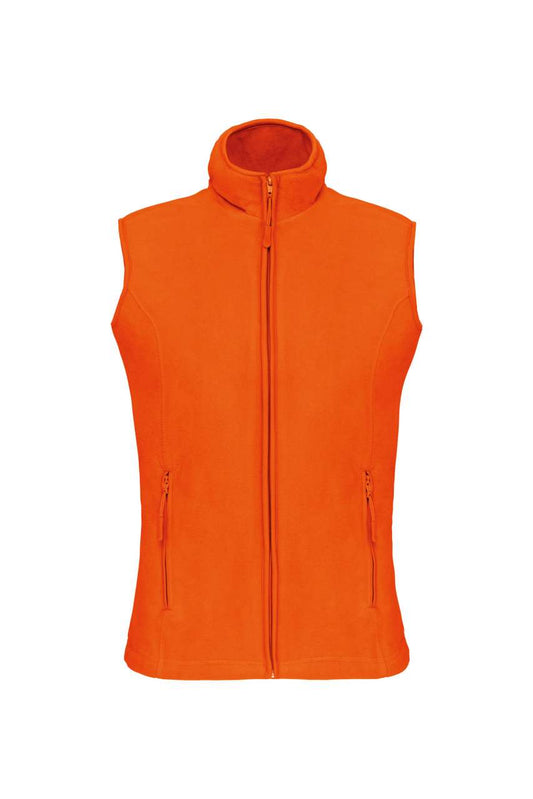 MELODIE - LADIES' MICROFLEECE GILET - Orange - Main