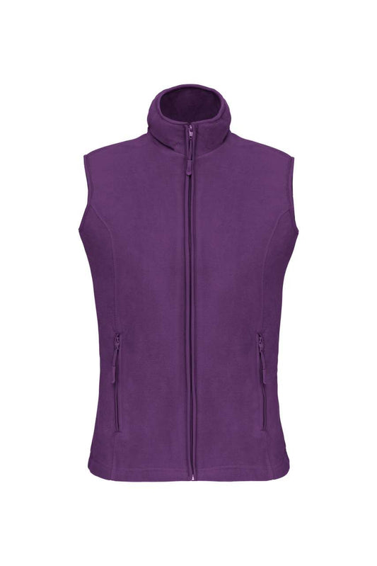 MELODIE - LADIES' MICROFLEECE GILET - Purple - Main