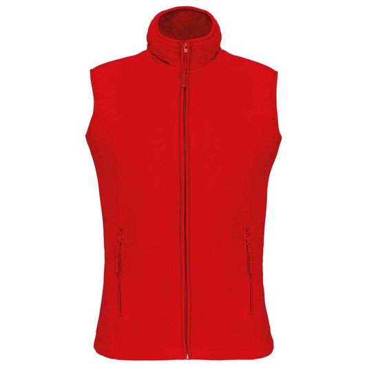 MELODIE - LADIES' MICROFLEECE GILET - Red - Main