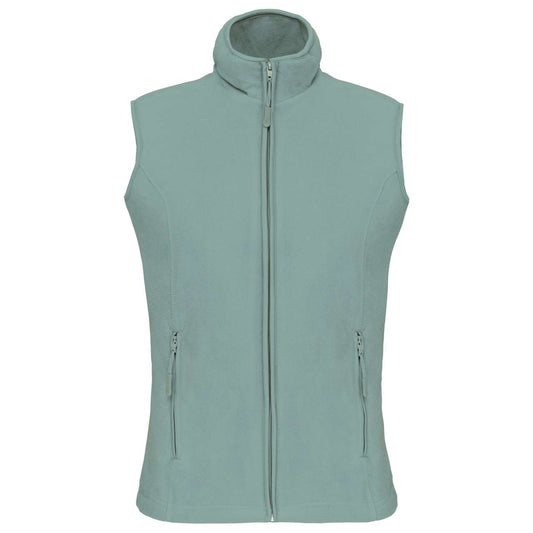 MELODIE - LADIES' MICROFLEECE GILET - Sage - Main