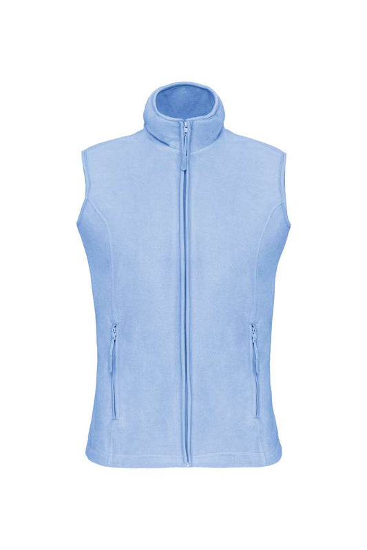 MELODIE - LADIES' MICROFLEECE GILET - Sky Blue - Main