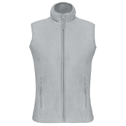 MELODIE - LADIES' MICROFLEECE GILET - Snow Grey - Main