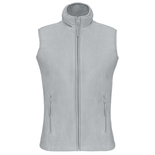 MELODIE - LADIES' MICROFLEECE GILET - Snow Grey - Main