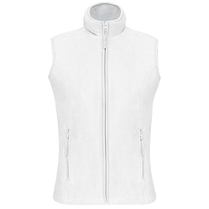 MELODIE - LADIES' MICROFLEECE GILET - White - Main