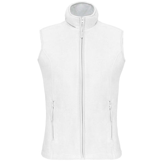 MELODIE - LADIES' MICROFLEECE GILET - White - Main
