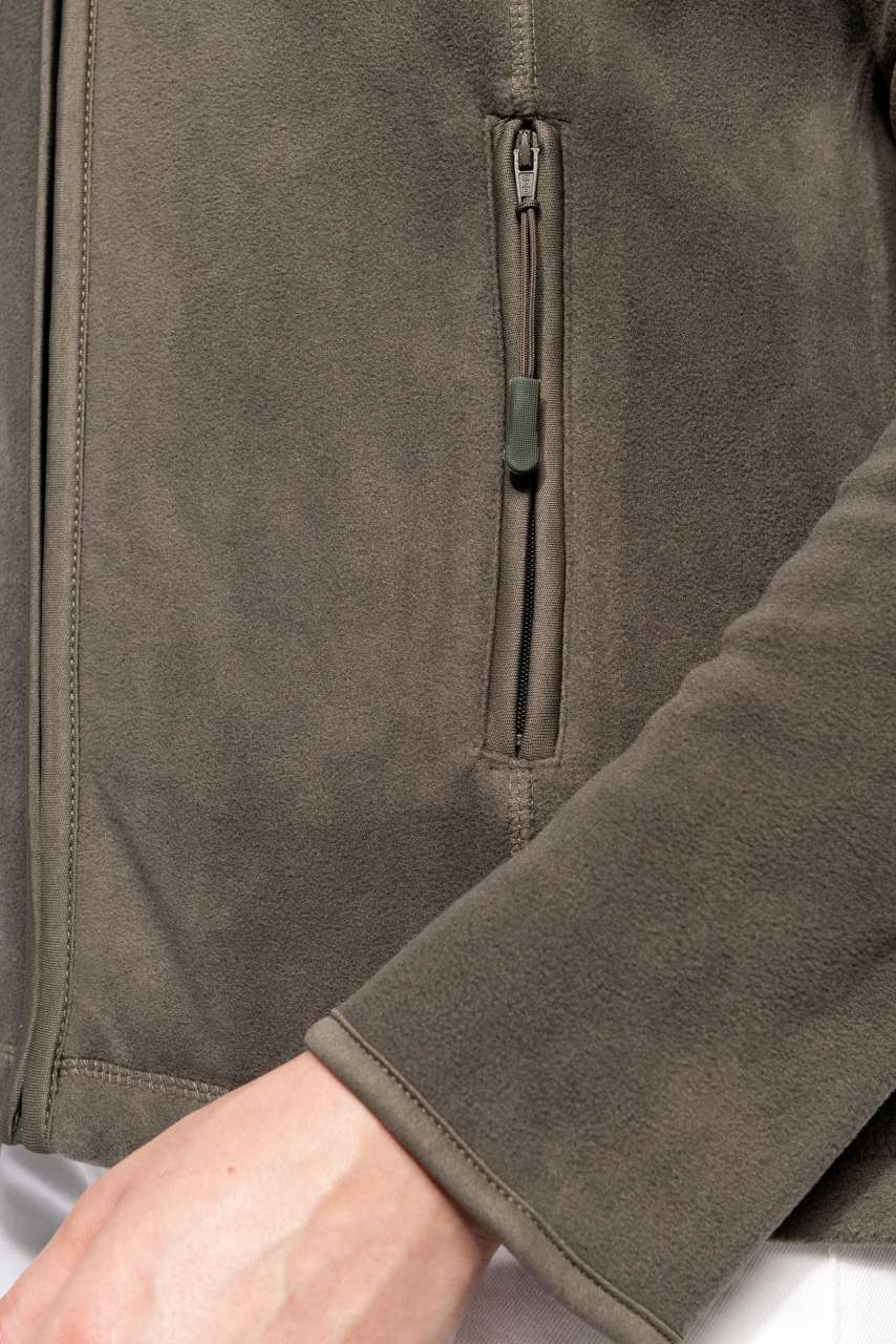 MAUREEN - LADIES' FULL ZIP MICROFLEECE JACKET - Ash Heather - Additional