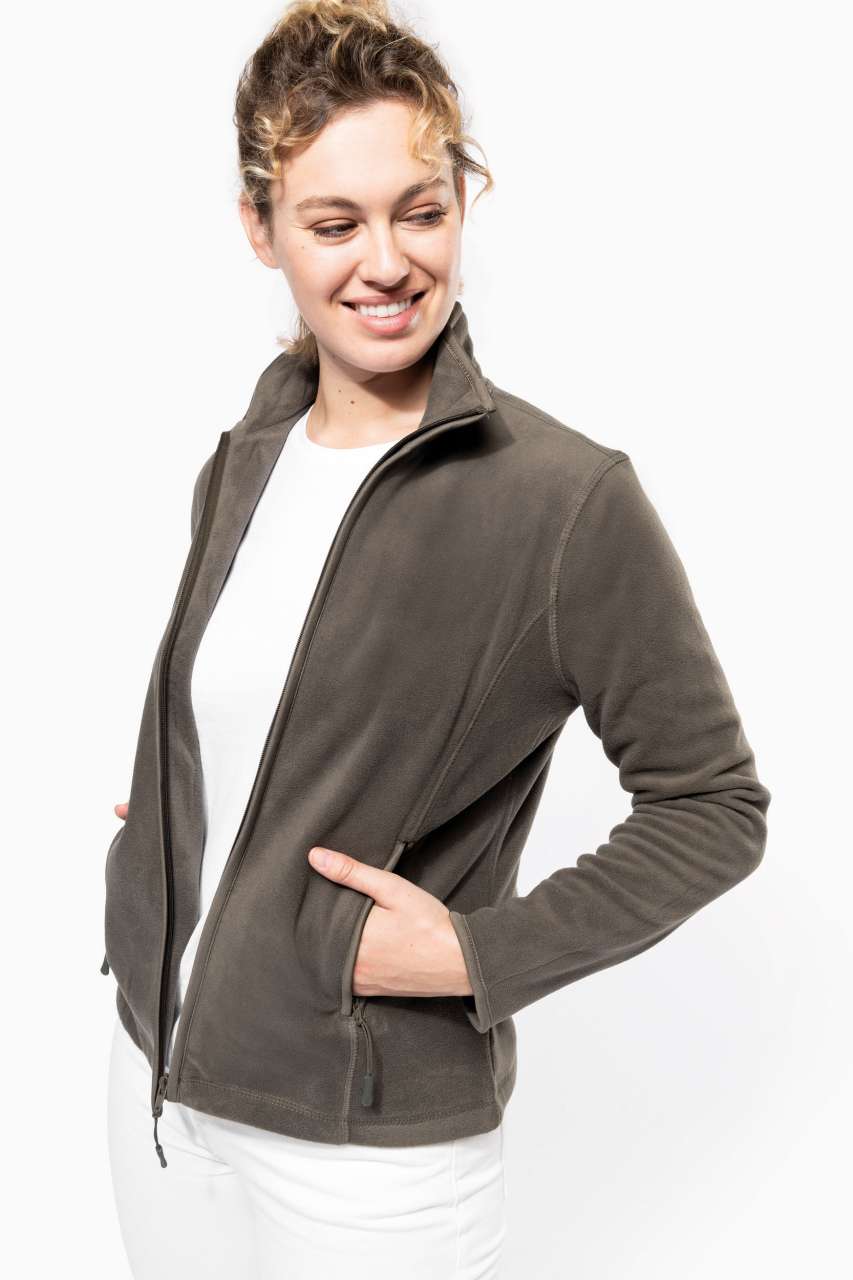 MAUREEN - LADIES' FULL ZIP MICROFLEECE JACKET - Ash Heather - Additional