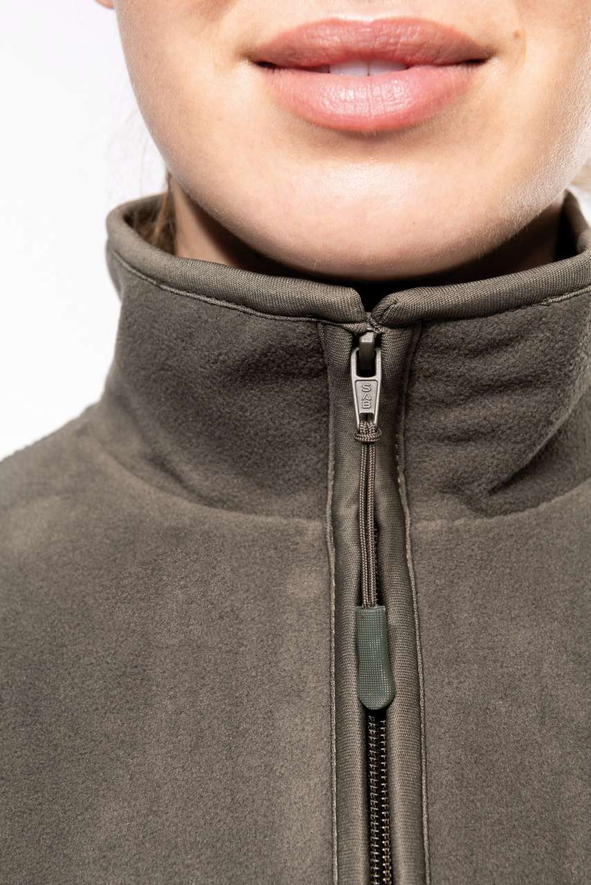 MAUREEN - LADIES' FULL ZIP MICROFLEECE JACKET - Ash Heather - Additional
