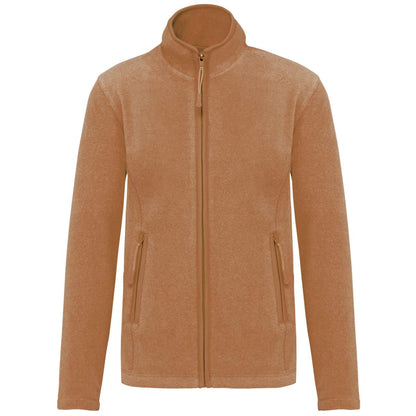MAUREEN - LADIES' FULL ZIP MICROFLEECE JACKET - Camel Heather - Main