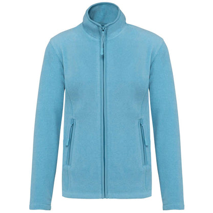 MAUREEN - LADIES' FULL ZIP MICROFLEECE JACKET - Cloudy Blue Heather - Main