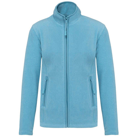 MAUREEN - LADIES' FULL ZIP MICROFLEECE JACKET - Cloudy Blue Heather - Main