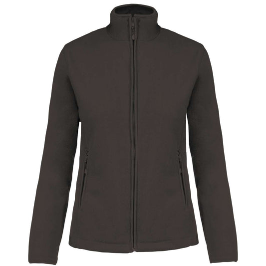 MAUREEN - LADIES' FULL ZIP MICROFLEECE JACKET - Dark Grey - Main