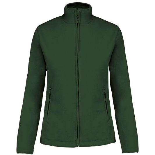 MAUREEN - LADIES' FULL ZIP MICROFLEECE JACKET - Forest Green - Main