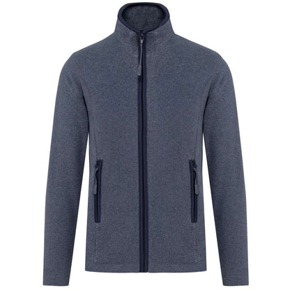 MAUREEN - LADIES' FULL ZIP MICROFLEECE JACKET - French Navy Heather - Main