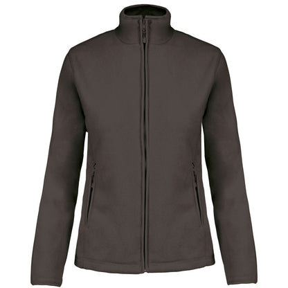 MAUREEN - LADIES' FULL ZIP MICROFLEECE JACKET - Green Olive - Main