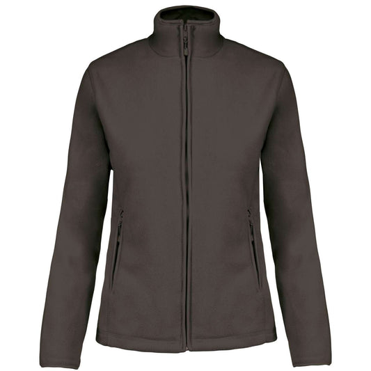 MAUREEN - LADIES' FULL ZIP MICROFLEECE JACKET - Green Olive - Main