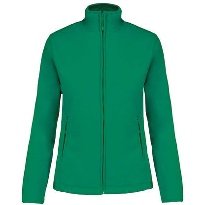 MAUREEN - LADIES' FULL ZIP MICROFLEECE JACKET - Kelly Green - Main