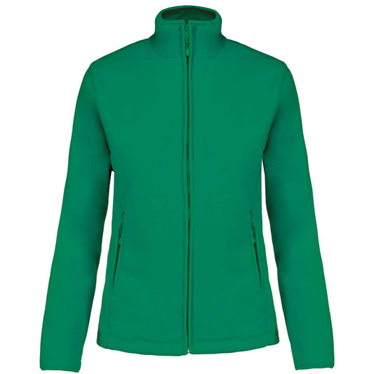 MAUREEN - LADIES' FULL ZIP MICROFLEECE JACKET - Kelly Green - Main