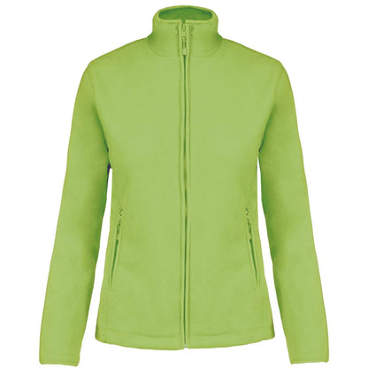 MAUREEN - LADIES' FULL ZIP MICROFLEECE JACKET - Lime - Main