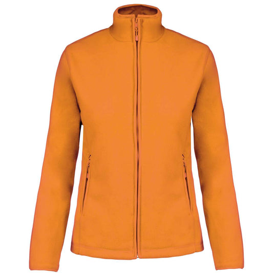 MAUREEN - LADIES' FULL ZIP MICROFLEECE JACKET - Orange - Main