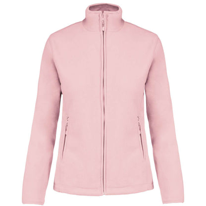 MAUREEN - LADIES' FULL ZIP MICROFLEECE JACKET - Pale Pink - Main