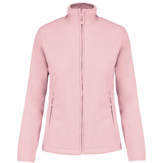 MAUREEN - LADIES' FULL ZIP MICROFLEECE JACKET - Pale Pink - Main