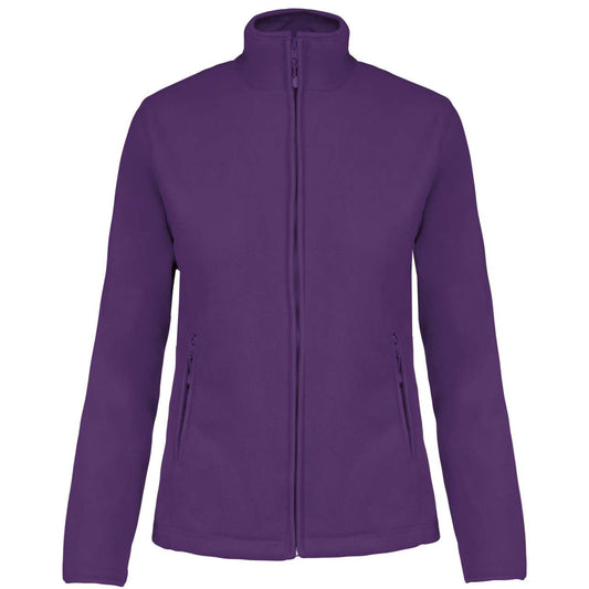 MAUREEN - LADIES' FULL ZIP MICROFLEECE JACKET - Purple - Main