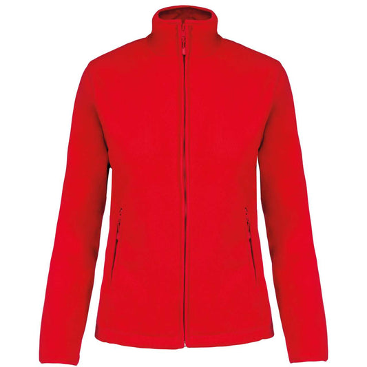 MAUREEN - LADIES' FULL ZIP MICROFLEECE JACKET - Red - Main