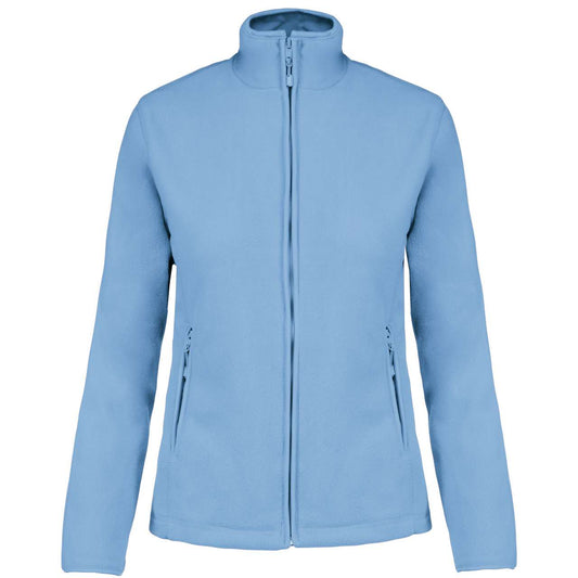 MAUREEN - LADIES' FULL ZIP MICROFLEECE JACKET - Sky Blue - Main