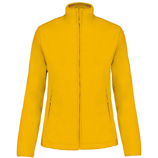 MAUREEN - LADIES' FULL ZIP MICROFLEECE JACKET - Yellow - Main